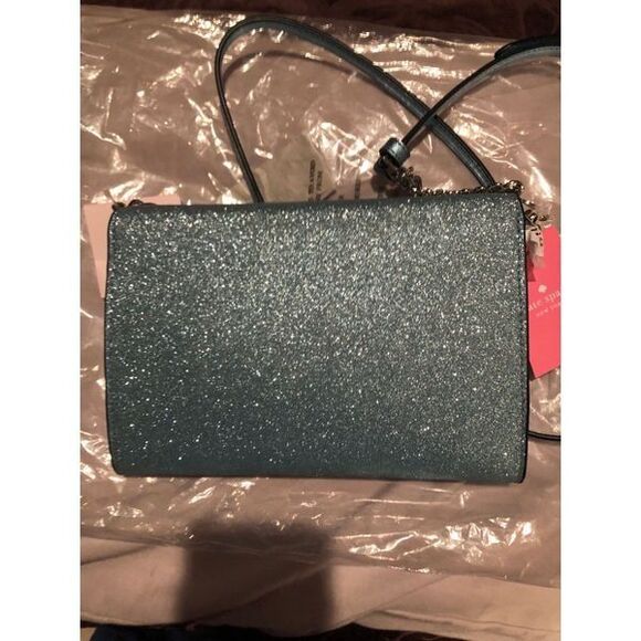 NWT Kate Spade Glitter Flap Crossbody - Picture 5 of 5